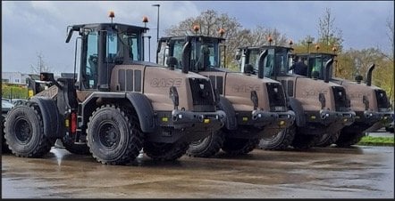 CASE Construction Equipment will present a special wheel loader for the army at the international Eurosatory exhibition to be held in June in France